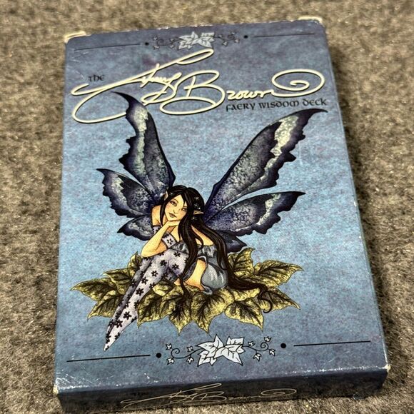 THE AMY BROWN FAERY WISDOM 64 CARD DECK & BOOK‎ FAIRY DIVINATION NANCY BROWN - Picture 3 of 4